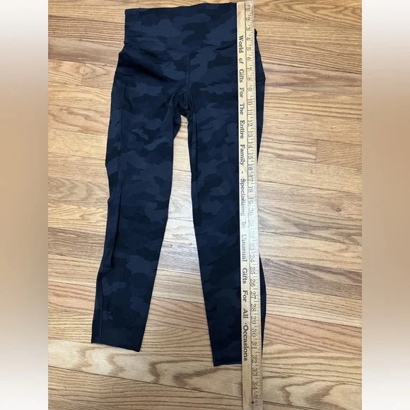 Lululemon Leggings Womens 6 Multi Camo Base Pace High Rise Running Tights - Picture 8 of 10